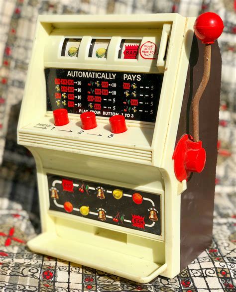 toy slot machines|vintage toy slot machine.